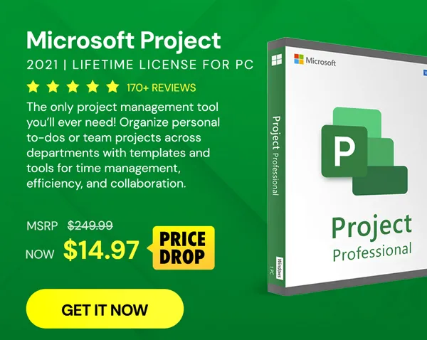 Microsoft Project 2021 Professional: Lifetime License for Windows