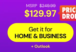 Microsoft Office 2024 Home & Business for Mac or PC Lifetime License