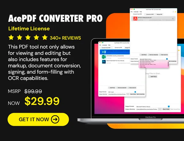 AcePDF Converter Pro: Lifetime License