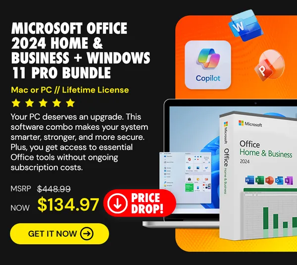 Microsoft Office 2024 Home & Business + Windows 11 Pro Bundle