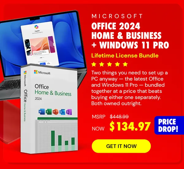 Microsoft Office 2024 Home & Business + Windows 11 Pro Bundle