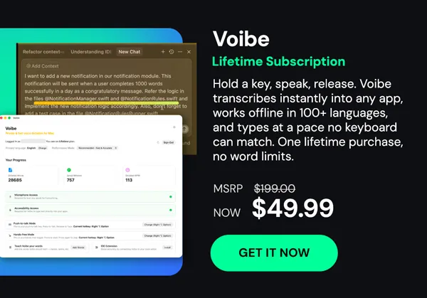 Voibe Lifetime Subscription