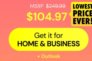 Microsoft Office 2024 Home & Business for Mac or PC Lifetime License