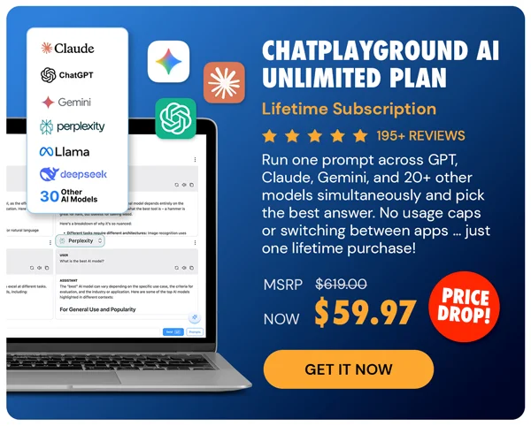 ChatPlayground AI: Lifetime Subscription (Unlimited Plan)