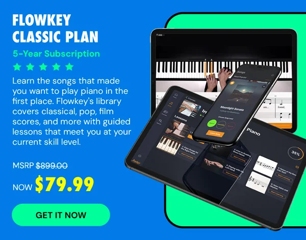 Flowkey Classic Plan: 5-Year Subscription