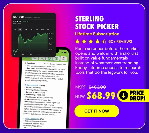 Sterling Stock Picker Lifetime Subscription