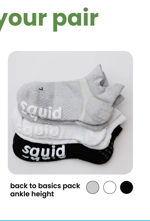 squid socks | shop back to basics pack
