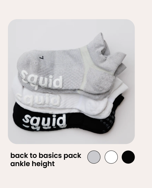 squid socks | shop the back to basics pack ankle height