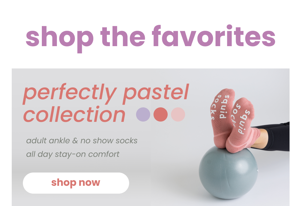 squid socks | shop the perfectly pastel collection