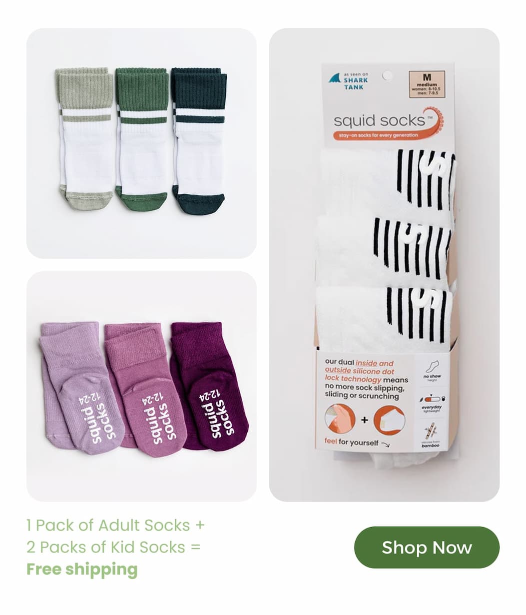 1 Pack of Adult Socks +   2 Pack of Kids Socks= Free shipping