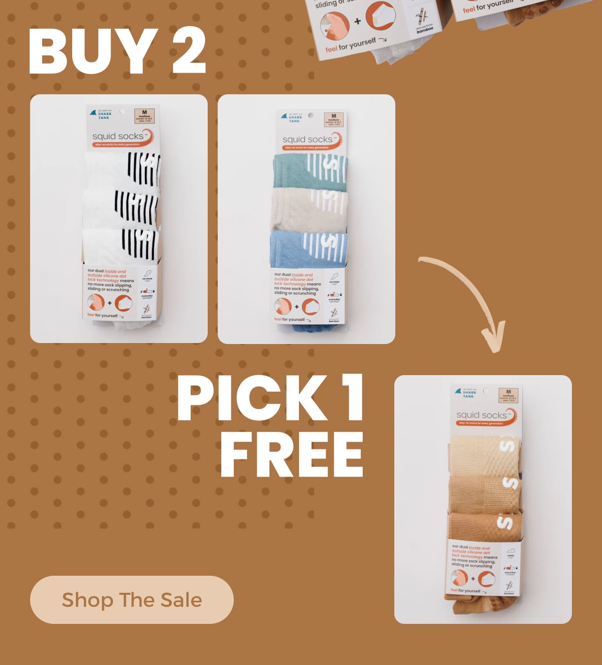 BUY 2 PICK 1 FREE  [SHOP THE SALE]