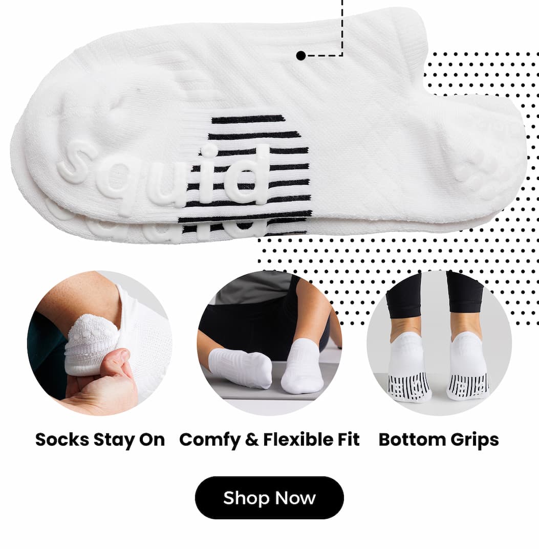 -Socks Stay On -Comfy & Flexible Fit -Bottom Grips  [SHOP NOW]