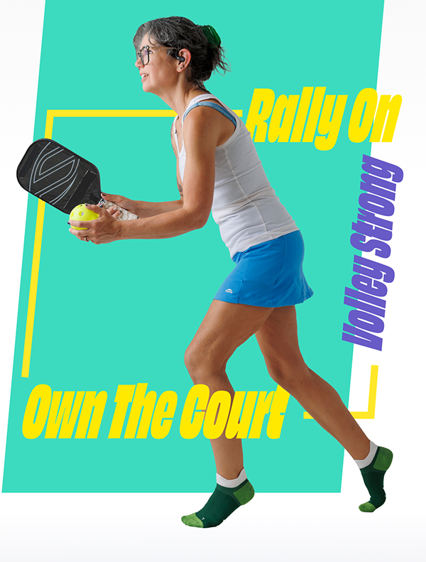 Rally on Volley Strong Own the court
