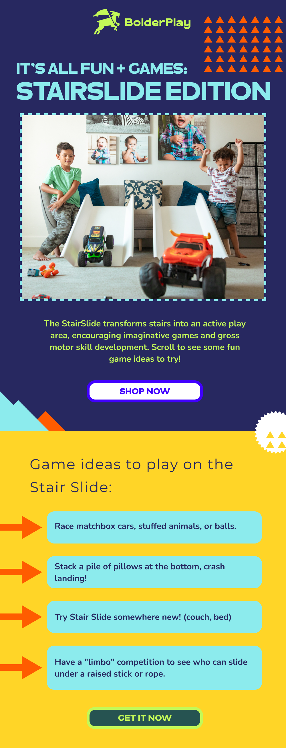 Bolder Play | Stair Slide