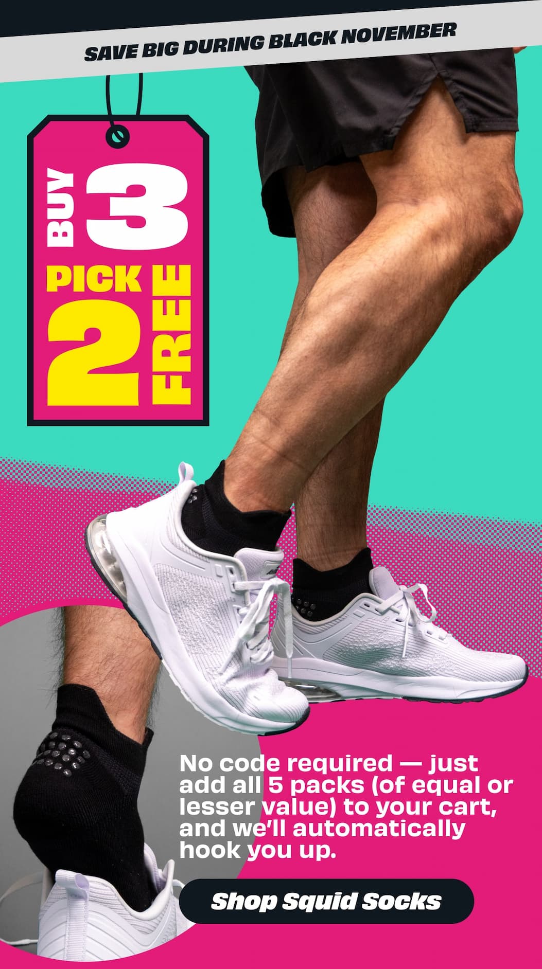 SAVE BIG DURING BLACK NOVEMBER   [SHOP SQUID SOCKS]