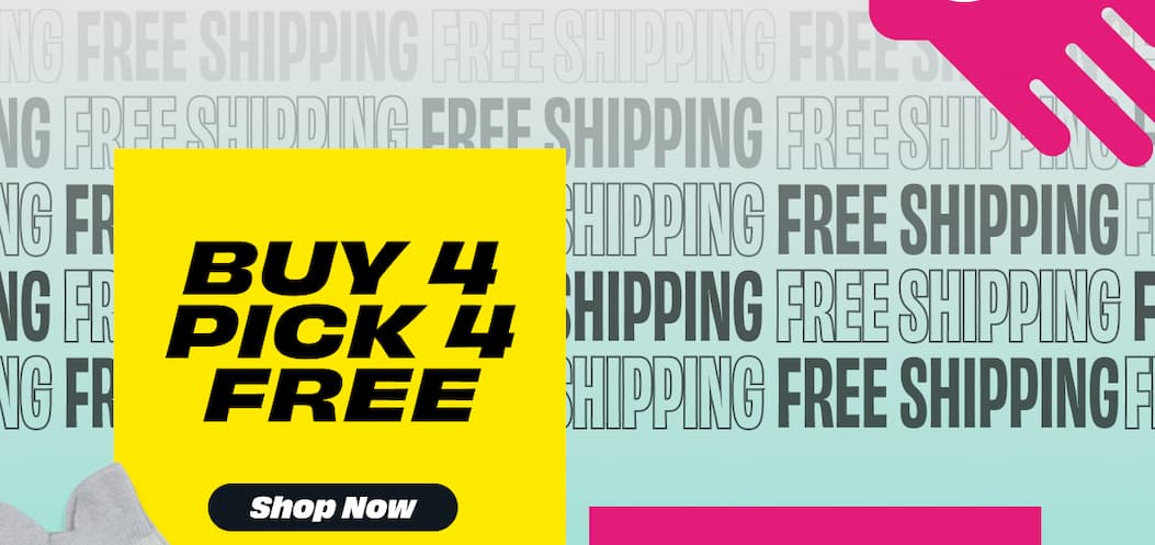 BUY 4 PICK 4 FREE [SHOP NOW]