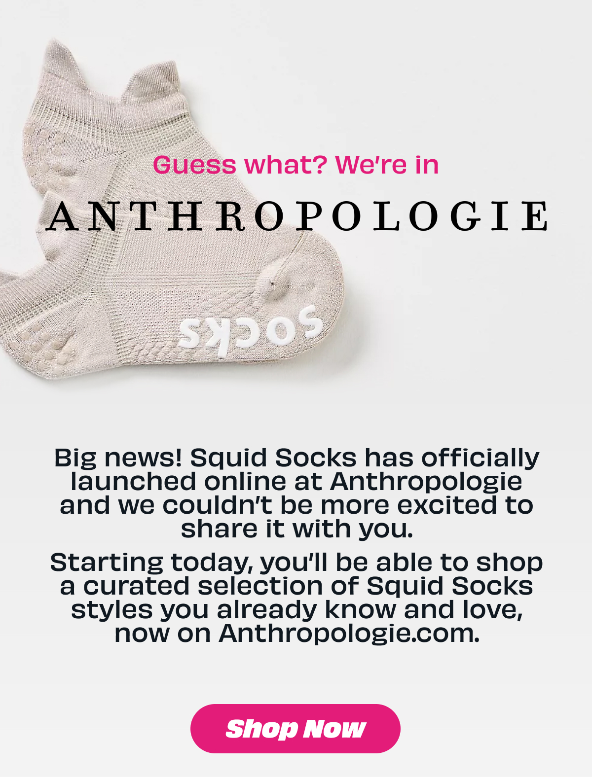 Find us in Anthropologie