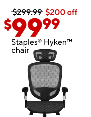 $34.99 Hammermill® Copy Plus® paper, 10-ream case with code 37273As low as $9.99 select K-Cup® pods, 22–24/pk$12.99 TRU RED™ copy paper, 3-ream case$29.99 Staples® multiuse paper, 8-ream case with code 96580$99.99 Staples® Hyken™ chair