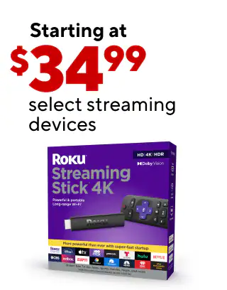 As low as $34.99 select streaming devices$119.99 Staples® Dexley™ chair50% BACK in points on all ink and toner$19.99 Staples® TECH GaN USB-A/USB-C wall charger