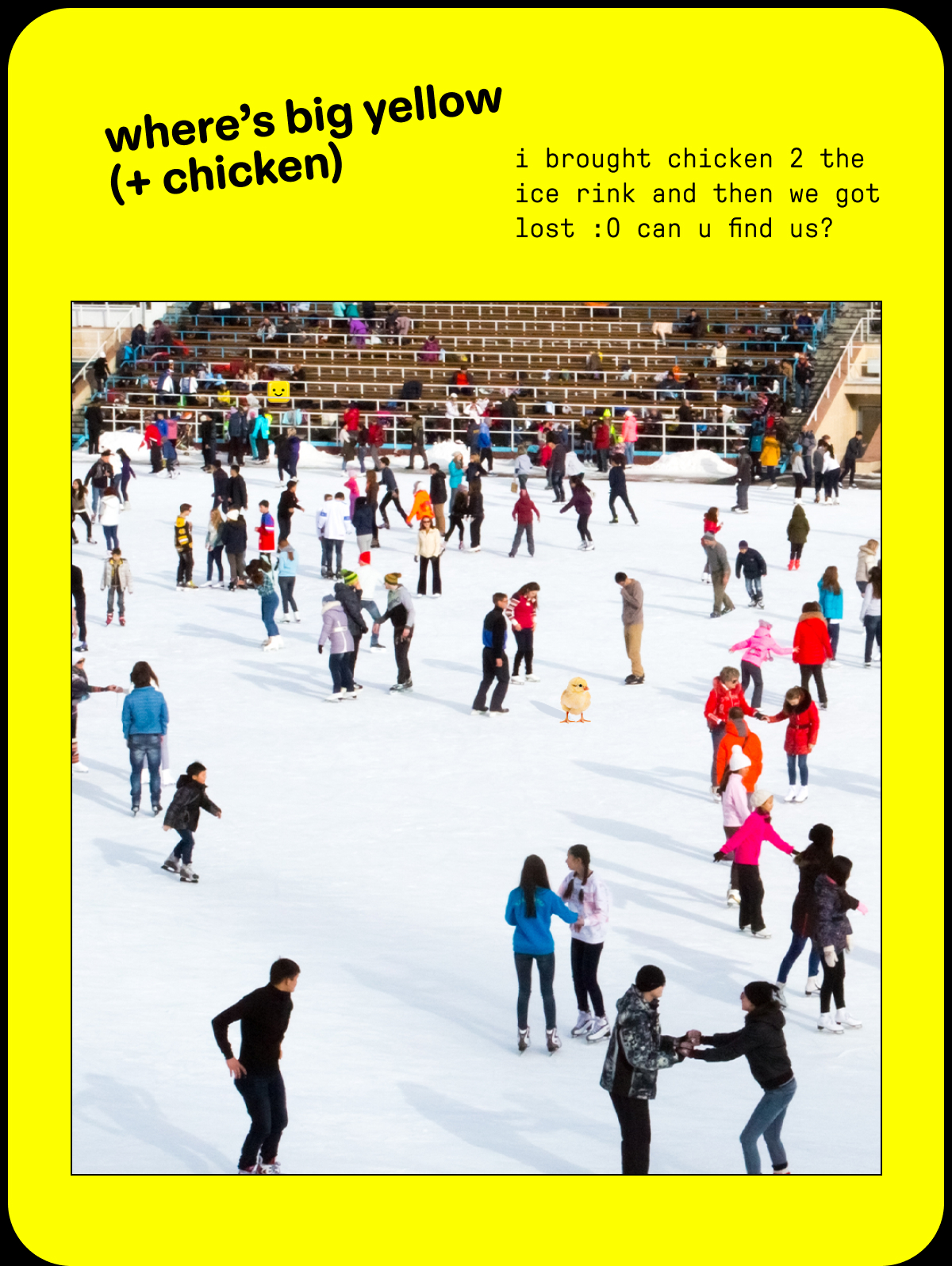 where's big yellow (+ chicken)