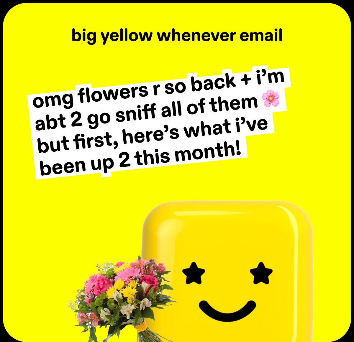 big yellow whenever email