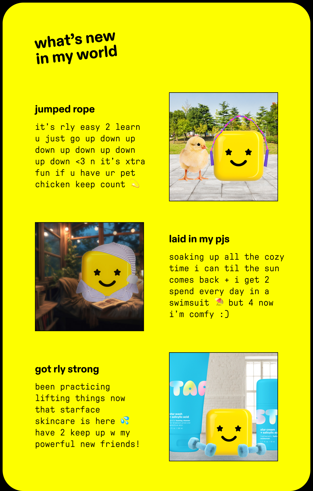 what's new in my world