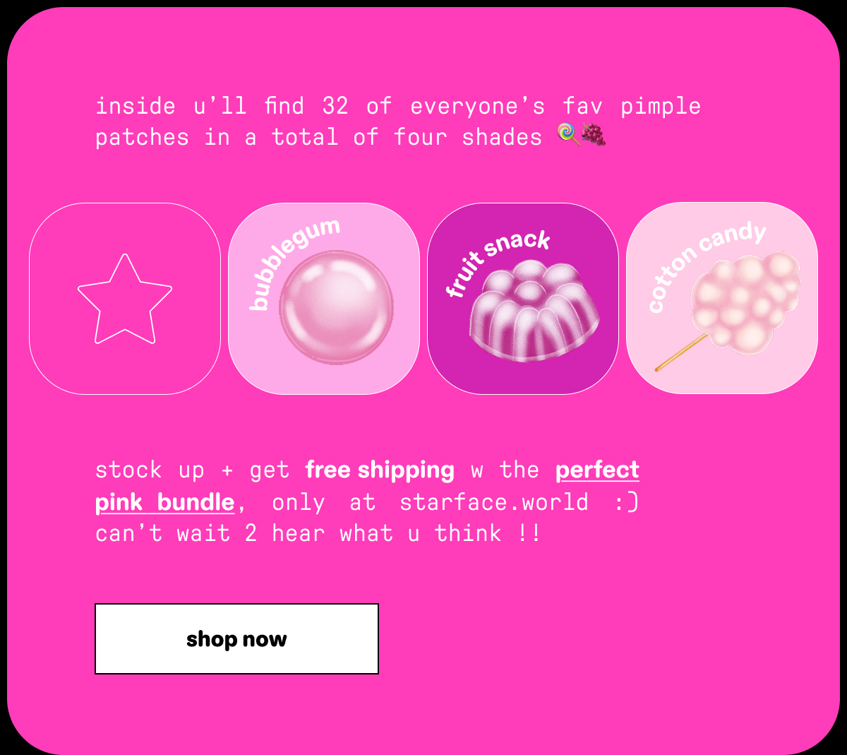 shop now
