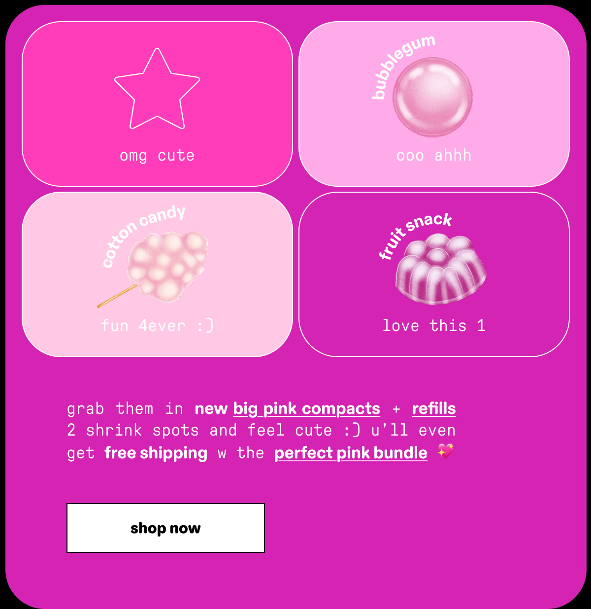 shop now