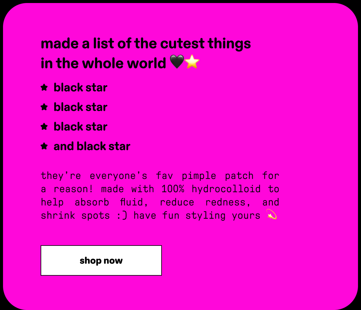shop now