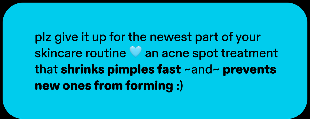 plz give it up for the newest part of your skincare routine