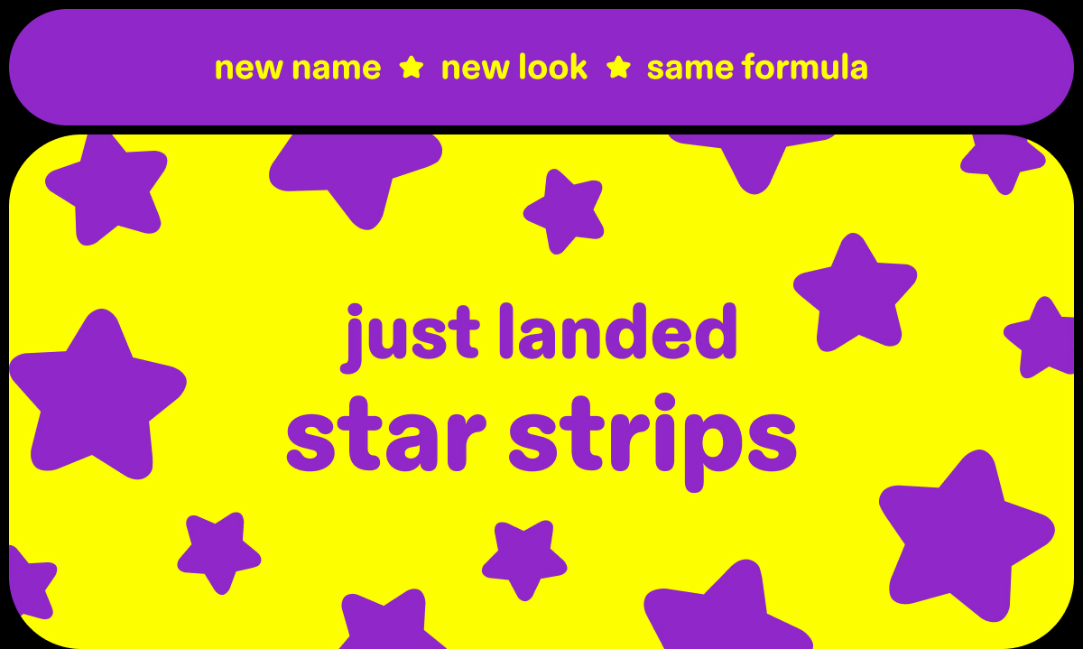 just landed star strips