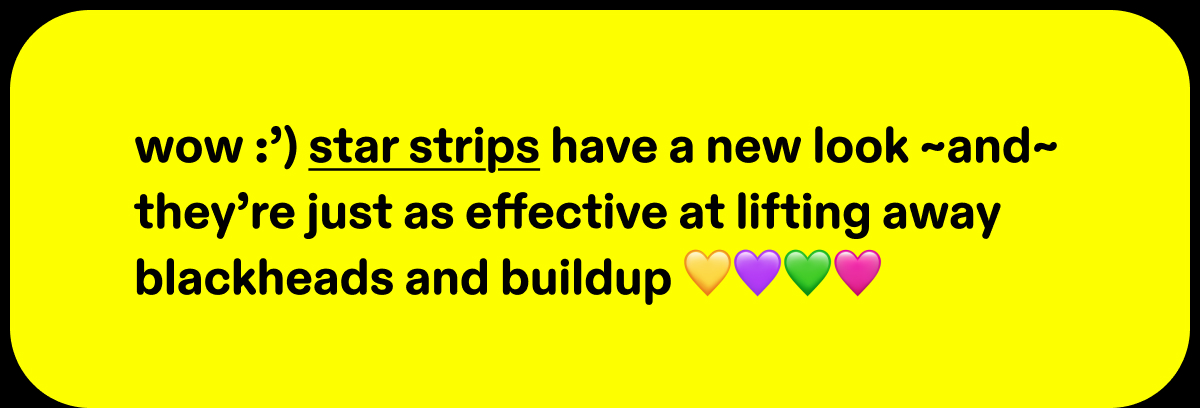 star strips have a new look