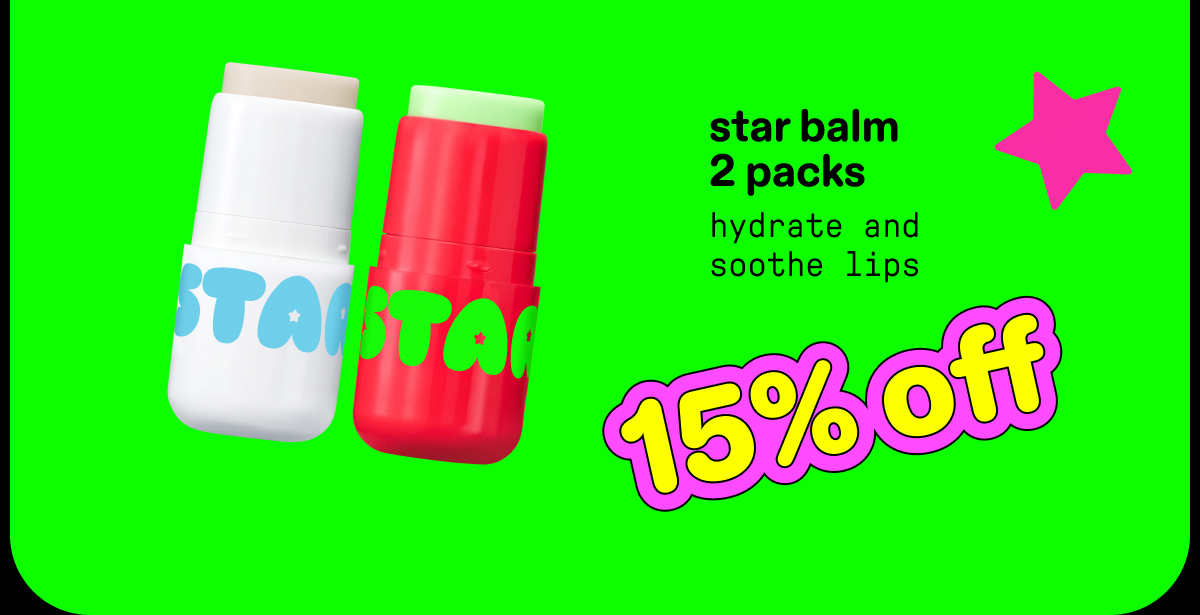 15% off star balm 2 packs