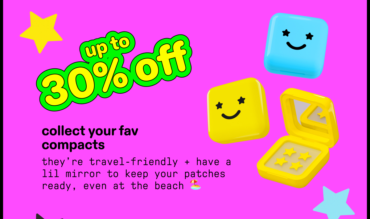 up to 30% off compacts