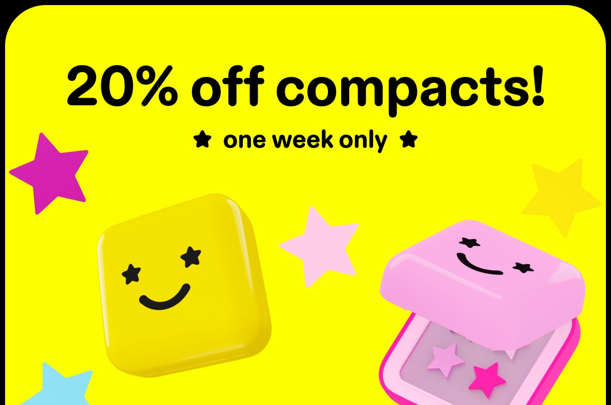 20% off compacts!