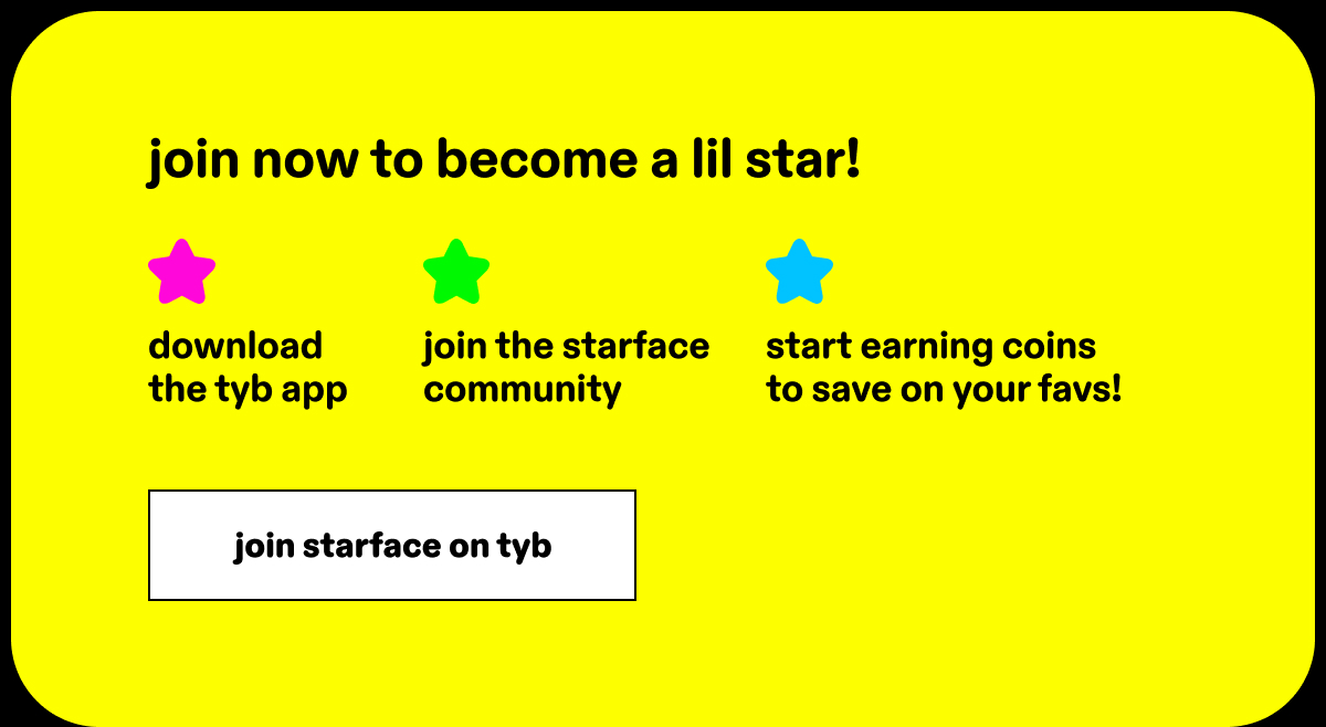 join starface on tyb