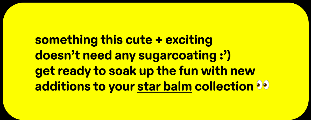 an announcement this cute + exciting doesn’t need any sugarcoating :’) 