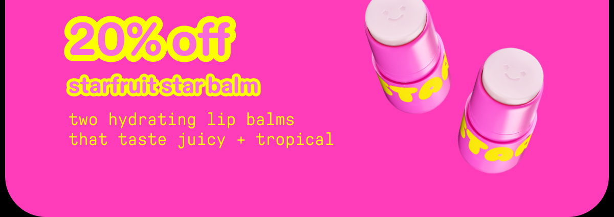 20% off starfruit star balm