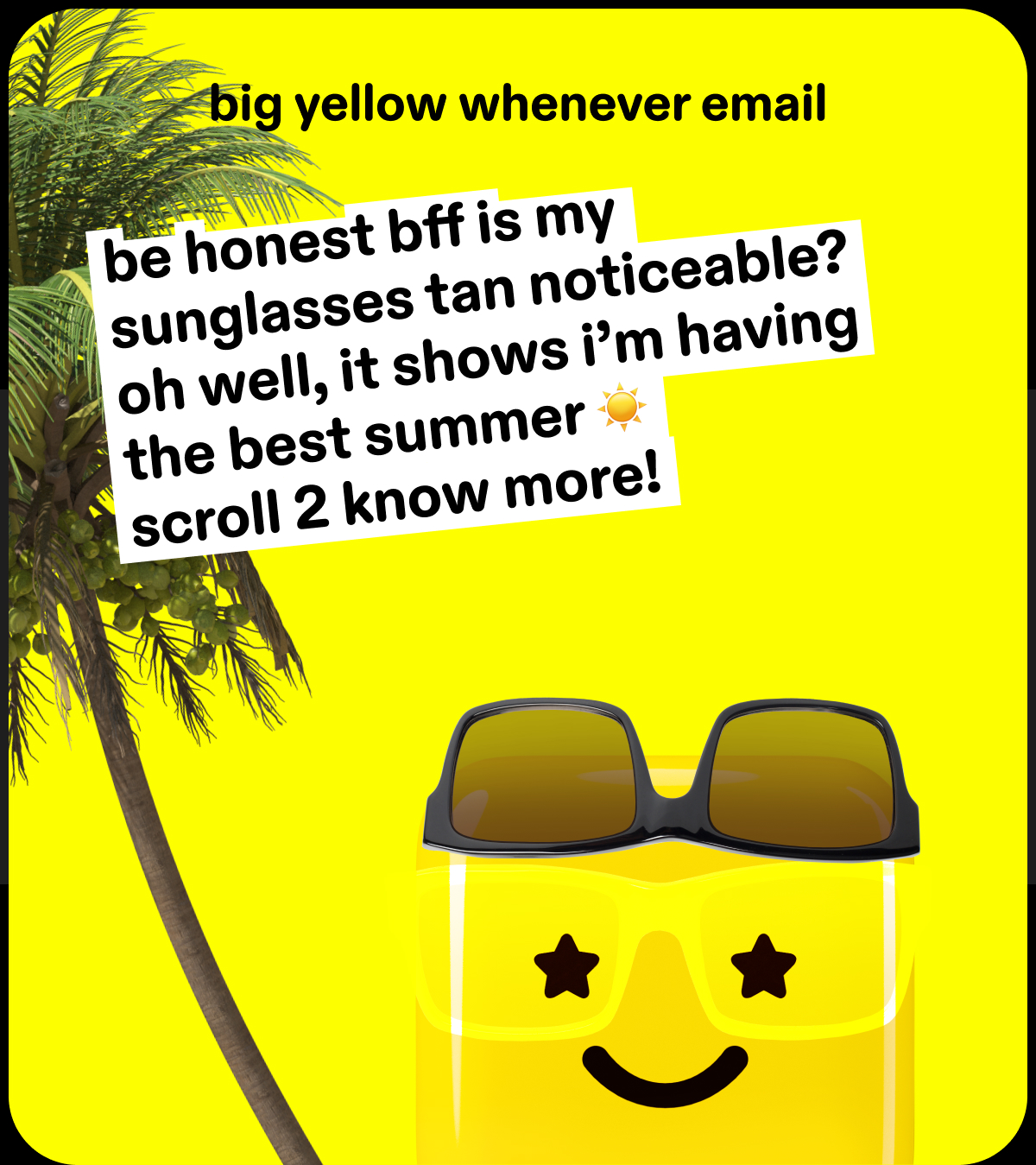 big yellow whenever email