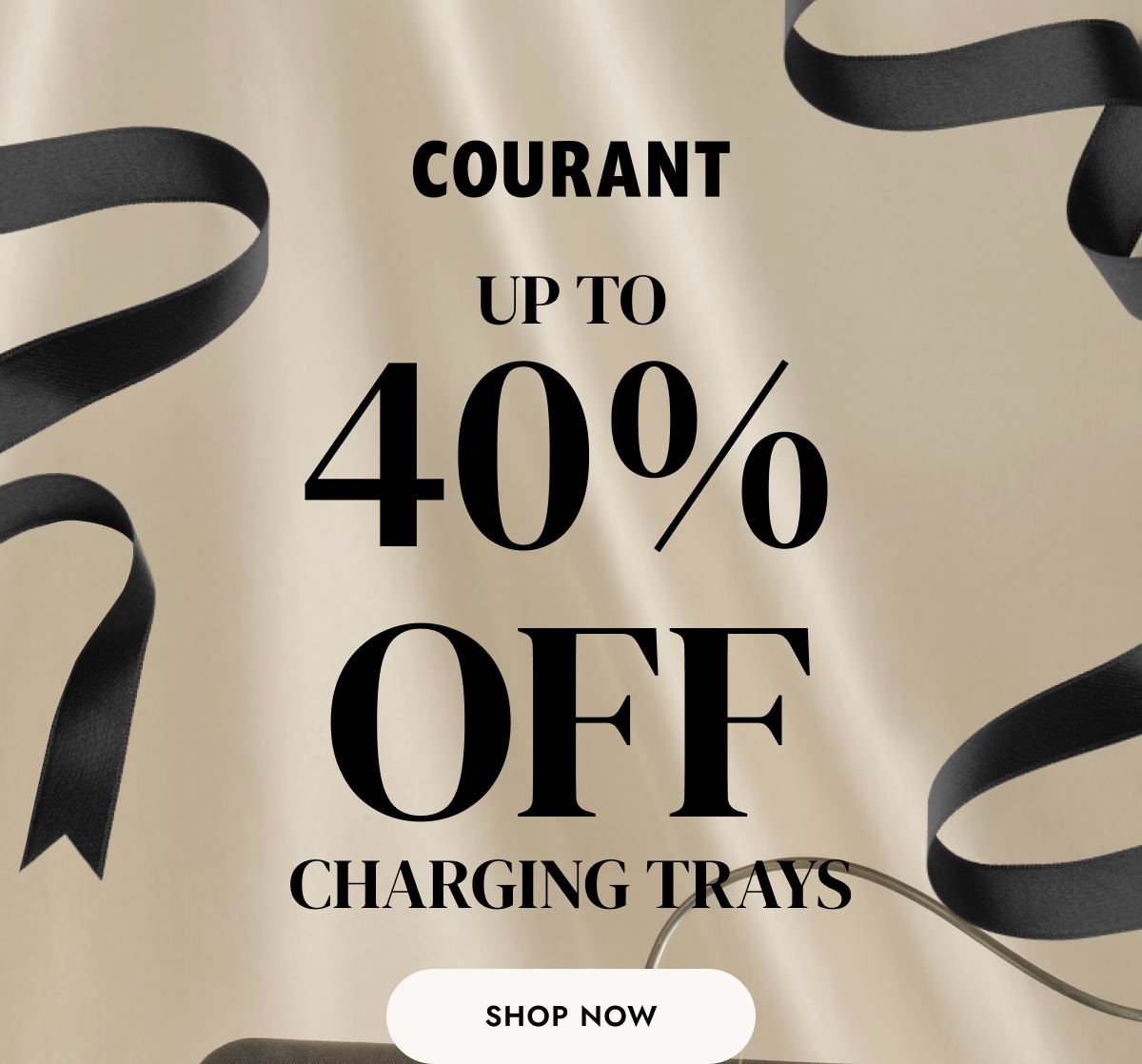 40% off charging trays
