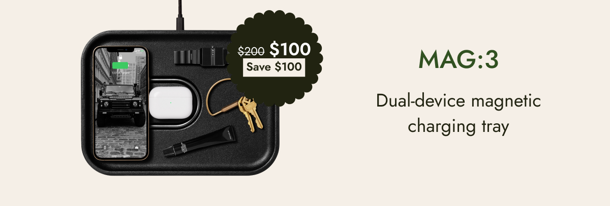 mag:3 dualdevice magnetic tray