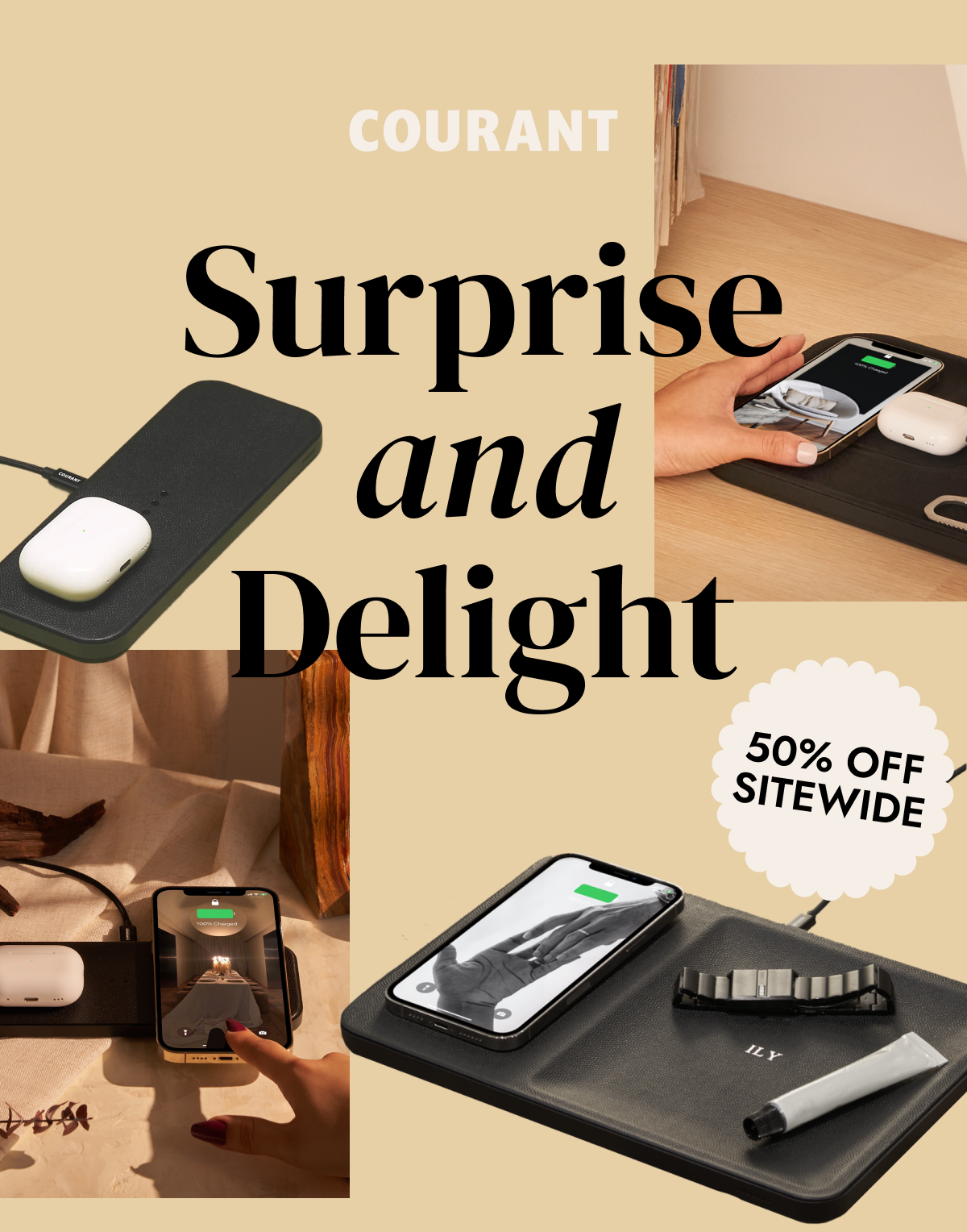 surprise and delight 50% off sitewide