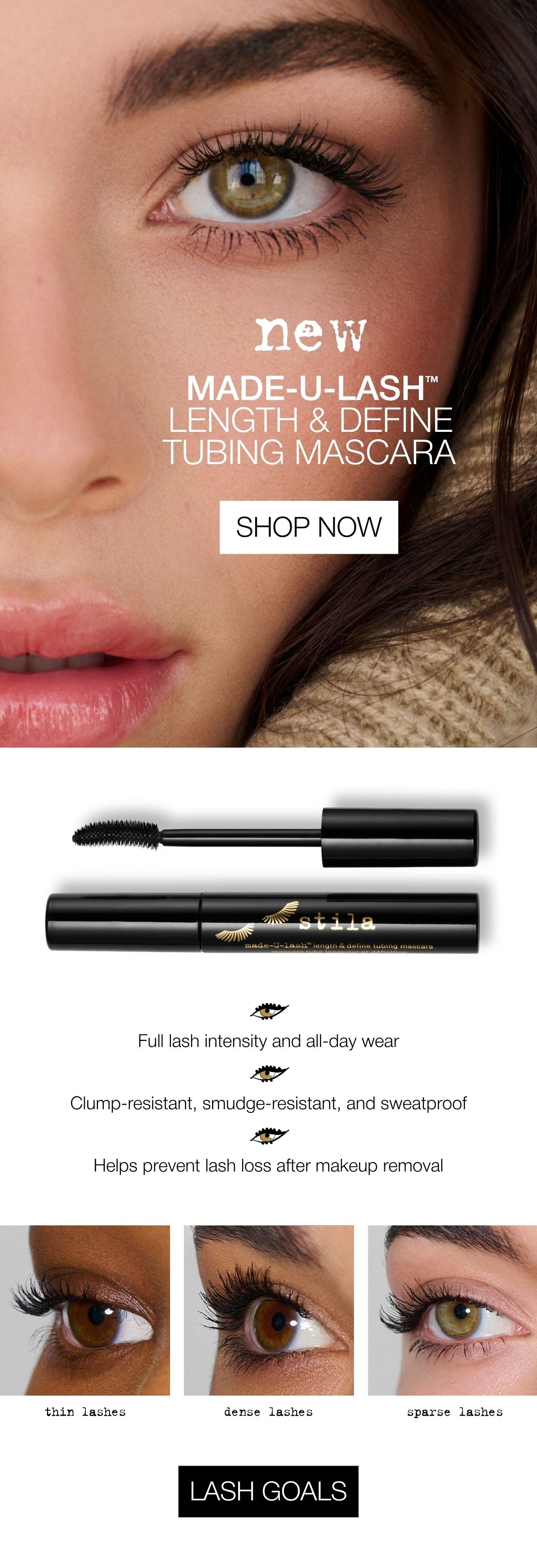 Made-U-Lash™ Length & Define Tubing Mascara | SHOP NOW
