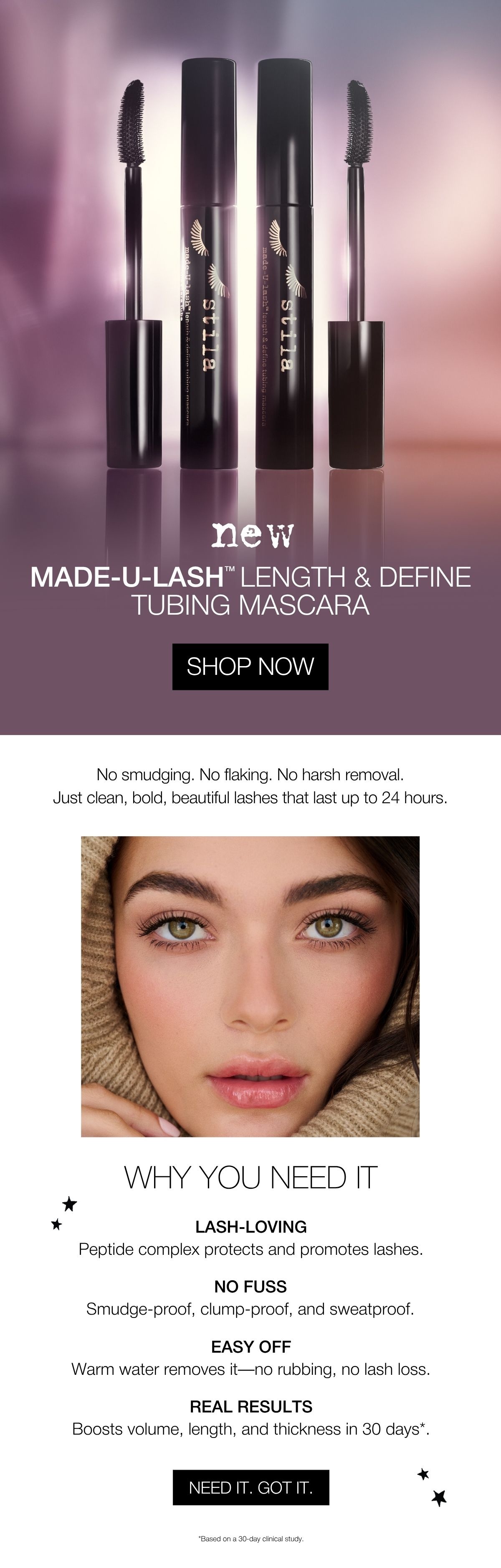 Made-U-Lash™ Length & Define Tubing Mascara