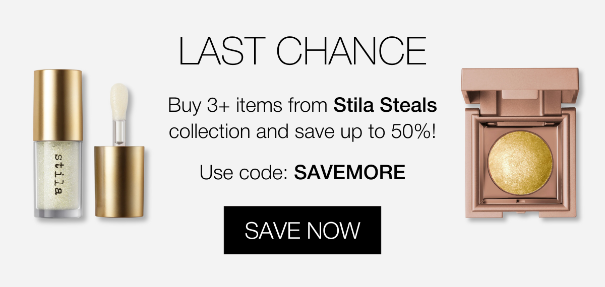 Up to 50% off Stila Steals | SHOP NOW