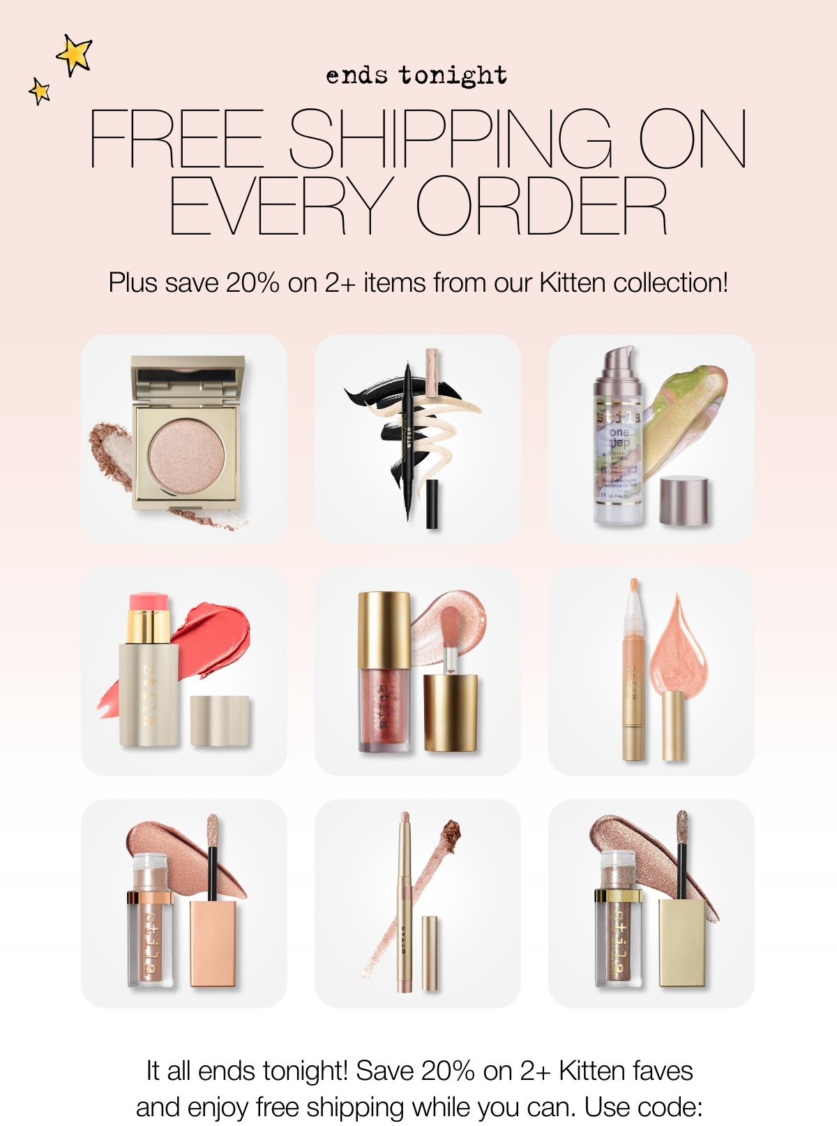 Free Shipping Plus 20% Off Kitten Faves ends tonight | SHOP NOW