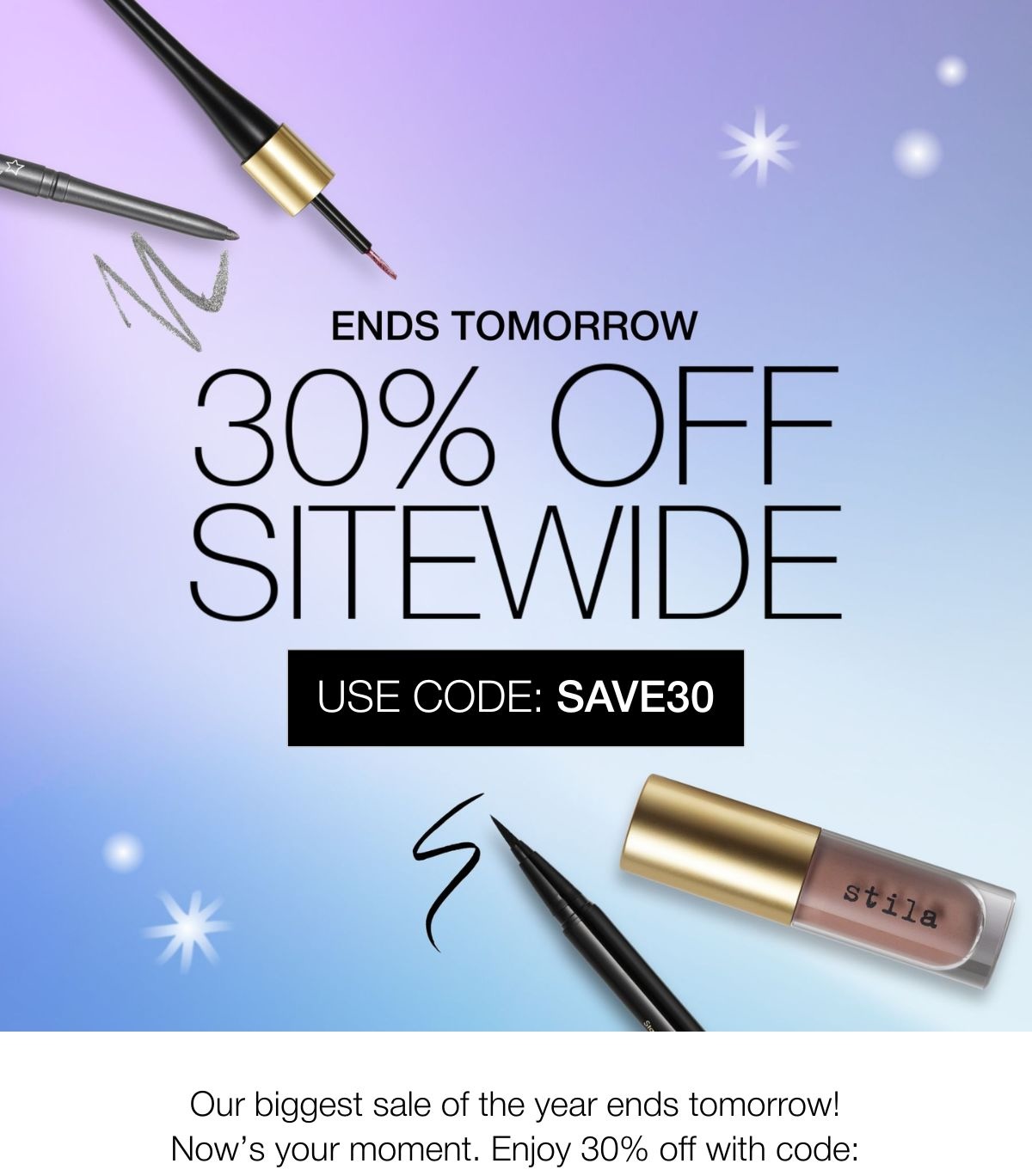 30% off with code SAVE30 | SHOP NOW