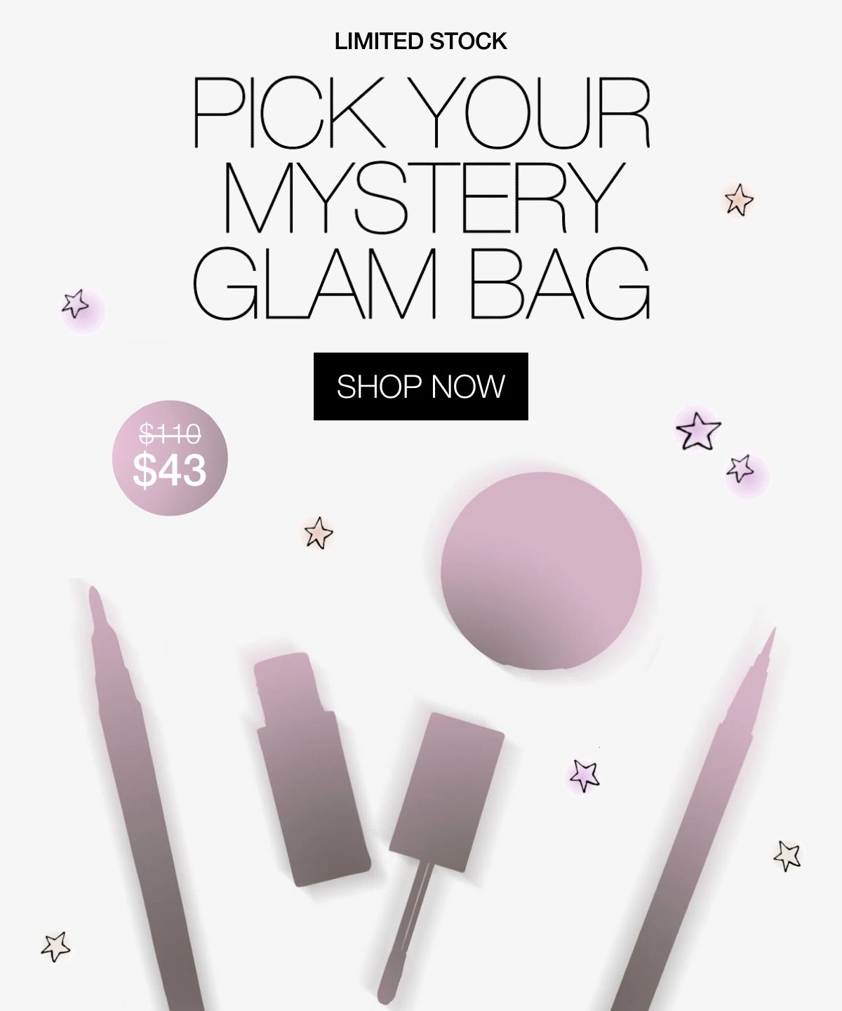 Mystery Glam Bags + FREE shipping | SHOP NOW