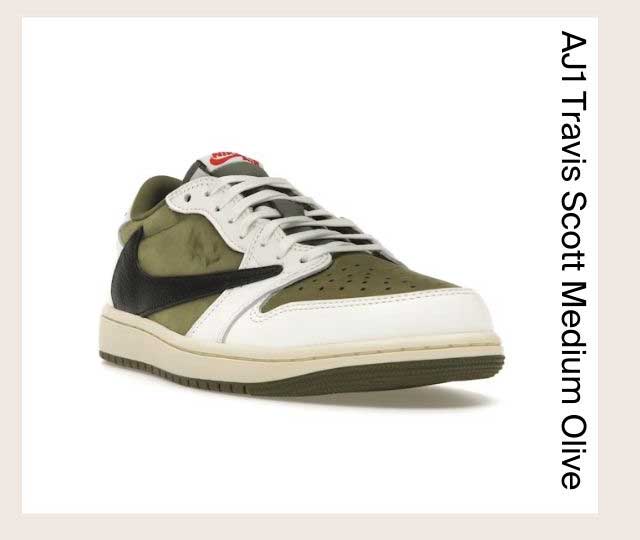 AJ1 Travis Scott Medium Olive