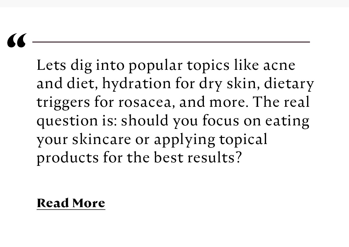 should you be eating your skincare?